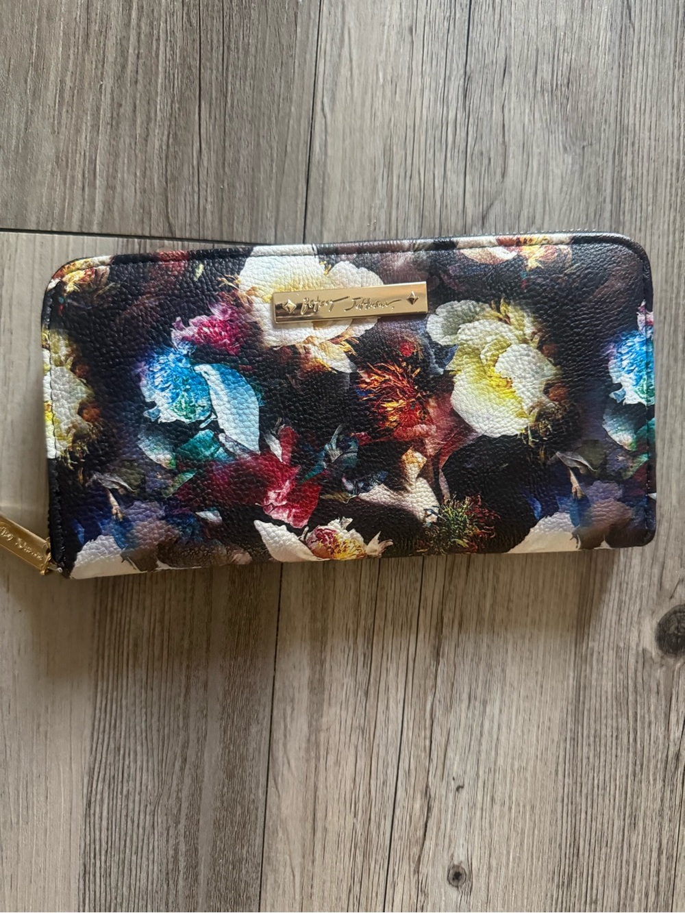 Betsey Johnson Floral Zip Wallet - Multicolor